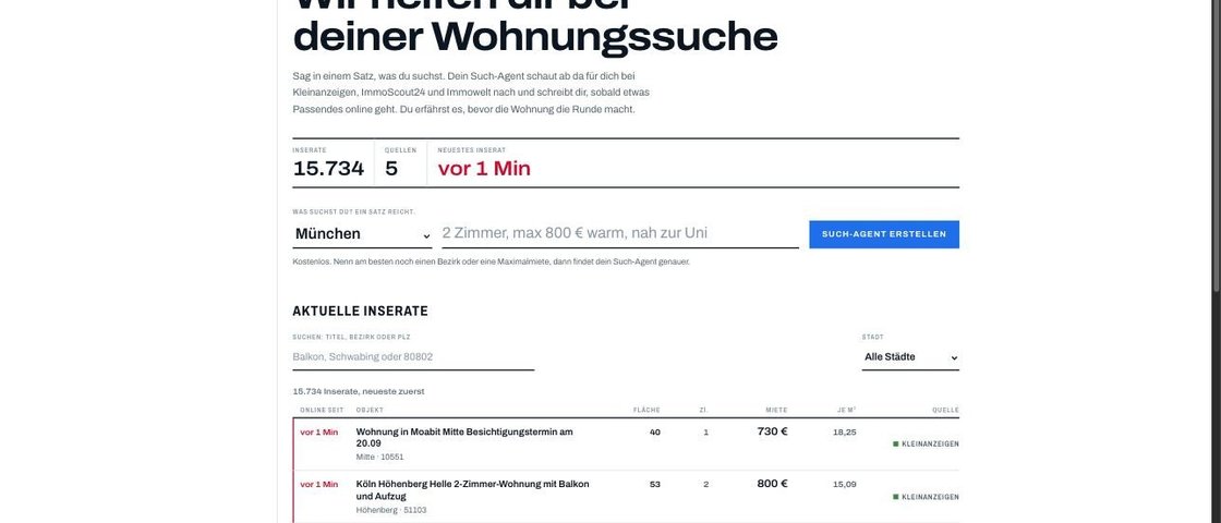 Wohnungsradar